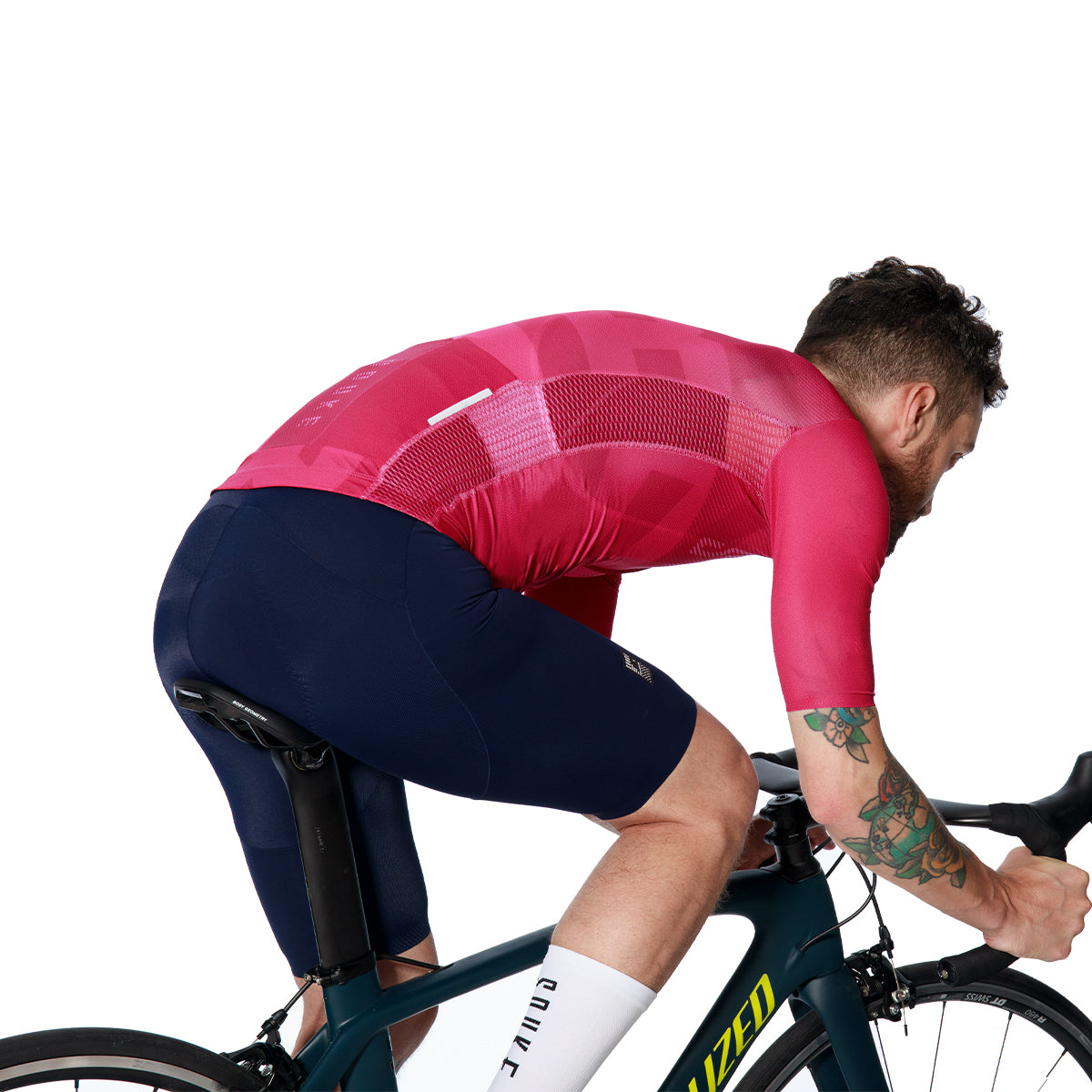 SOUKE Pro Cut Bib Shorts Men & Women BS1601 - Navy (6591911755889)