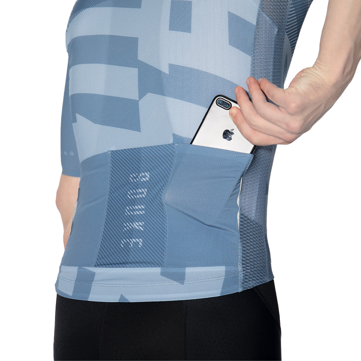 Logo Design Race Fit Road Bike Jersey Unisex CS1122-Grey (6692262051953)