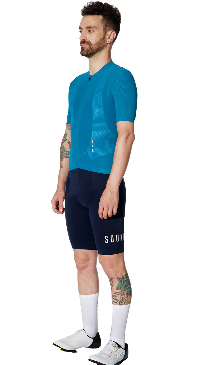 SOUKE Race Cut Cycling Jersey Unisex CS1101 - Blue (6565148917873)
