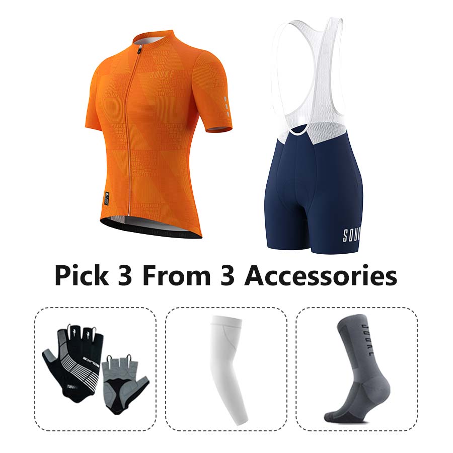 Jersey CS3103+ Bib Shorts BS1502 + Accessories - Souke Sports Cycling Set-Souke Sport (6731289198705)