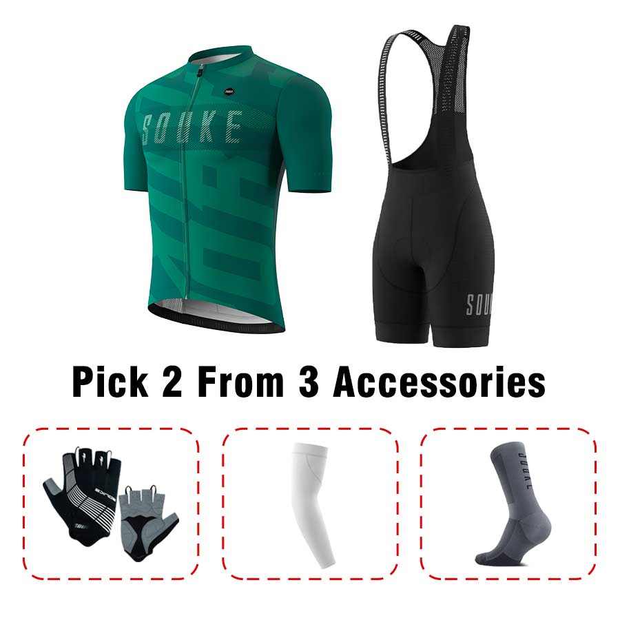 Jersey CS1122+ Bib Shorts BS1602 + Accessories - Souke Sports Cycling Set-Souke Sports (6697417998449)