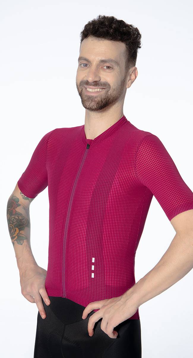 High Visible Cycling Jersey Unisex CS1101 - Purple (6561289961585)