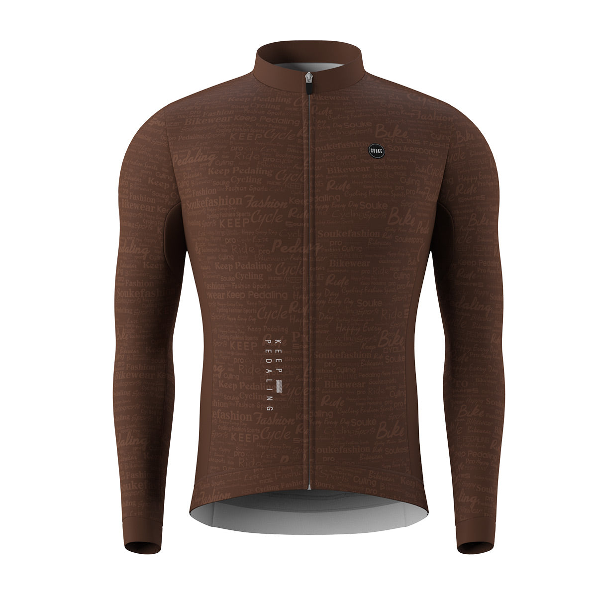 Graphene Cycling Inspirational LS Fleece-Lined Jersey WJ1207-Maroon (6793685762161)