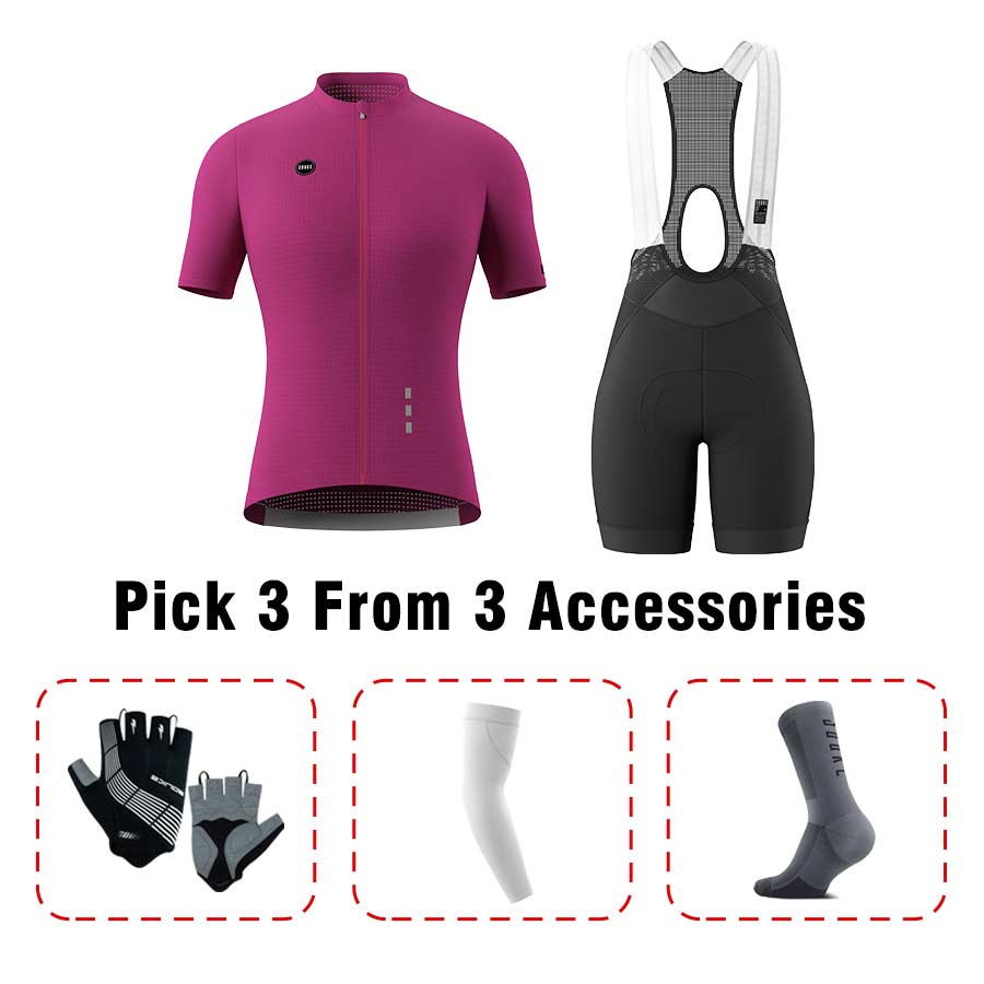 Jersey CS3101+ Bib Shorts BS1500 + Accessories - Souke Sports Cycling Set-Souke Sports (6697852108913)