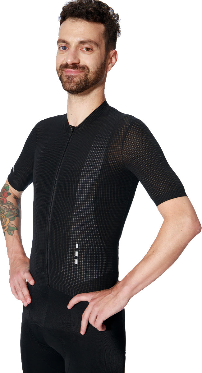 Max Line Quick Dry Bicycle Jersey Unisex CS1101 - Black (6565138628721)
