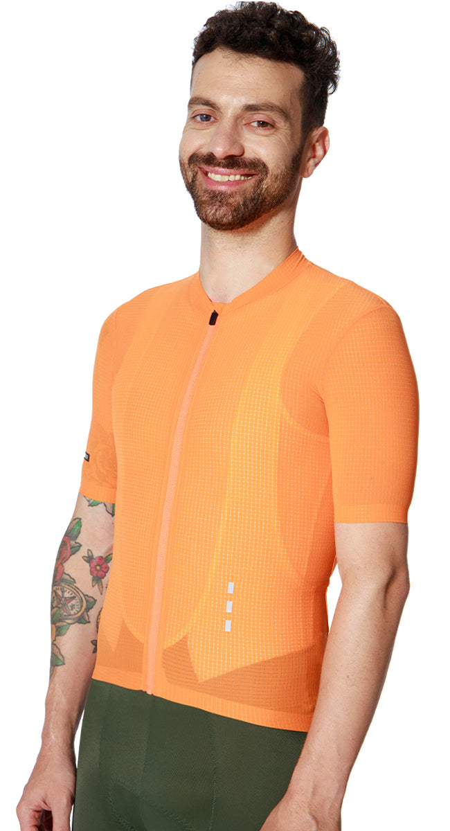 Max Line Quick Dry Cycling Jersey Unisex CS1101 - Orange (6561289568369)