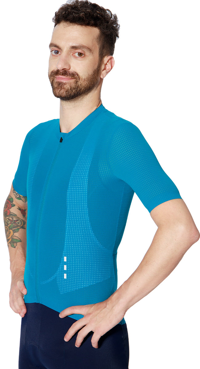 SOUKE Race Cut Cycling Jersey Unisex CS1101 - Blue (6565148917873)