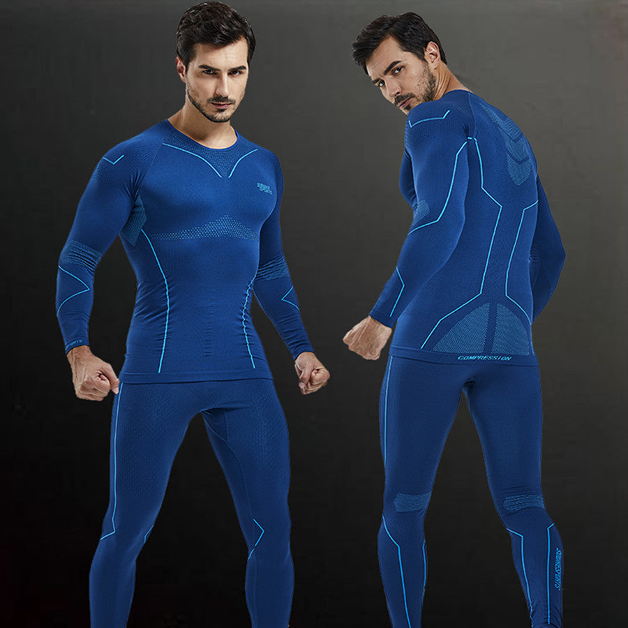2 Pezzi Leggings Sportivi Uomo Collant Running Fitness Pantaloni 2 Pezzi Leggings Sportivi Uomo Collant Running Fitness Pantaloni