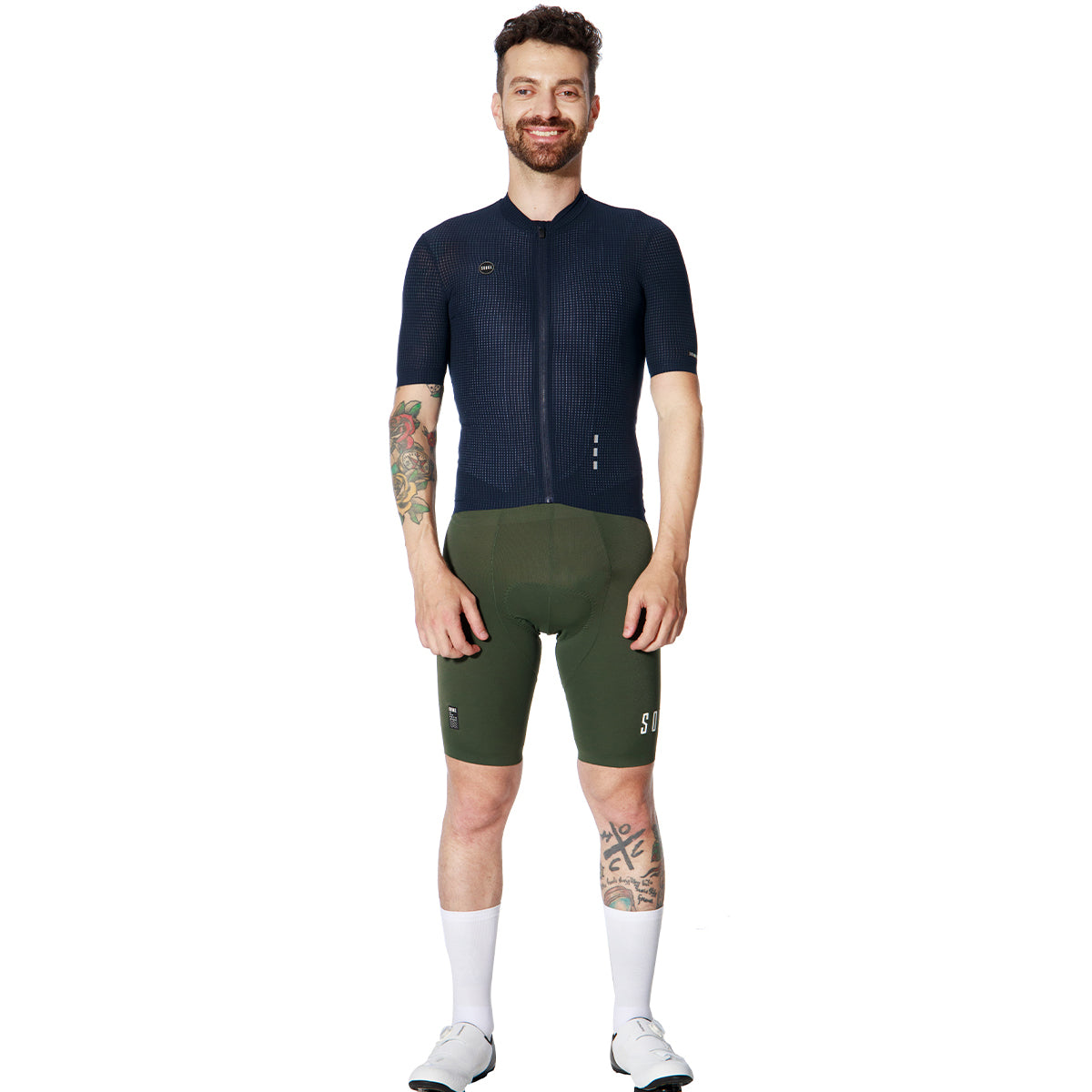 Race Fit Cycling Shorts Men & Women BS1601 - Green (6591910609009)
