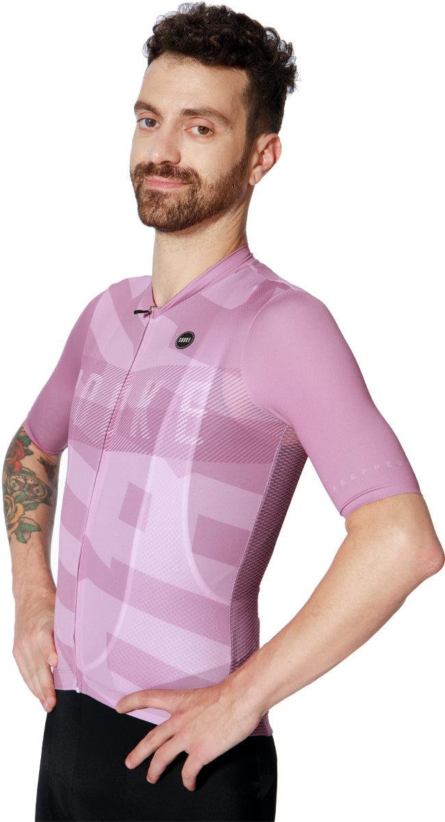 Quick Dry New Fashion Cycling Jersey  Unisex CS1122-Pink (6692250157169)