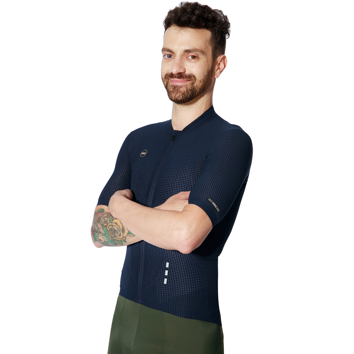 SOUKE Race Fit Cycling Jersey Men CS1101 - Navy (4610870378609)