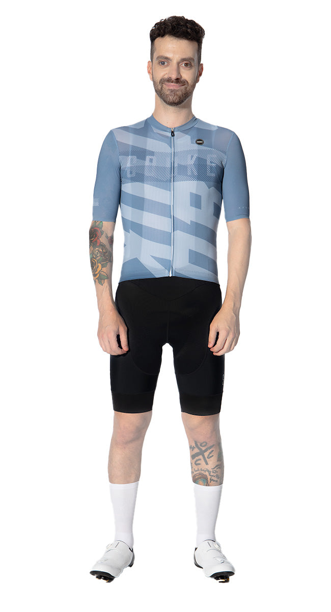 Logo Design Race Fit Road Bike Jersey Unisex CS1122-Grey (6692262051953)
