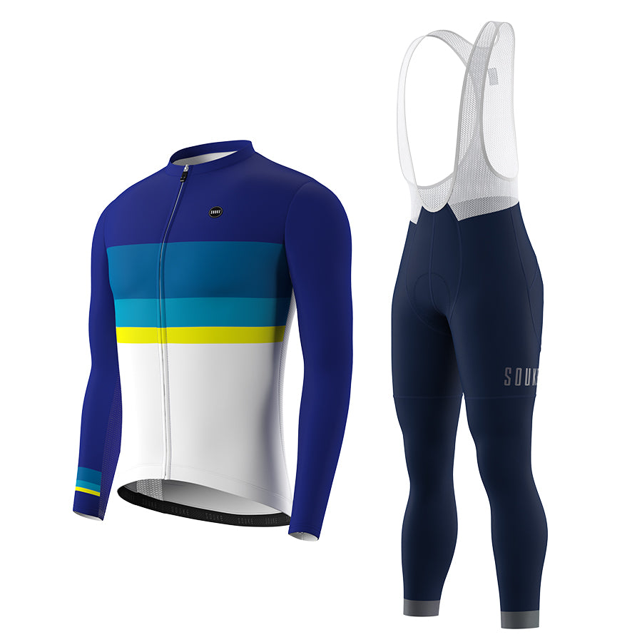 Long Sleeve Jersey CL1202+ Bib Leggings BL2601 + Accessories - Souke Sports Cycling Set-Souke Sports (6680159256689)