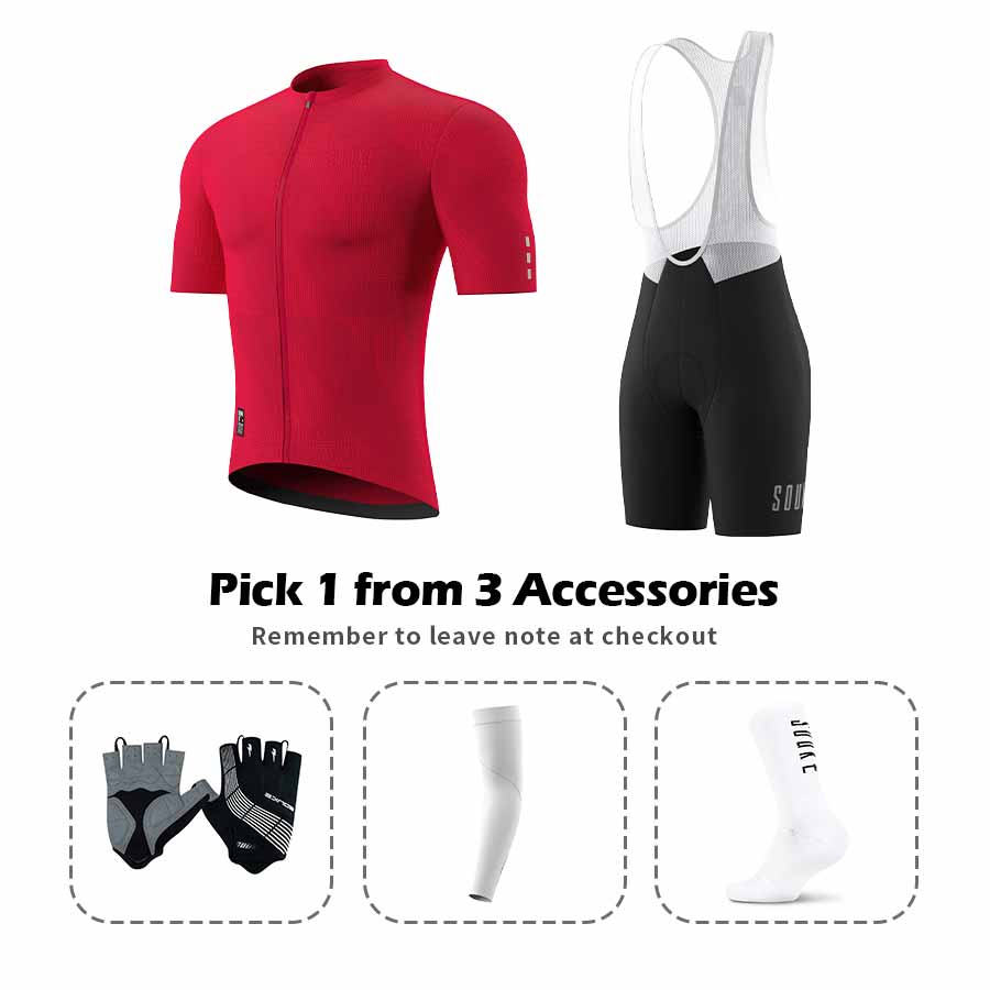 Jersey CS1103+ Bib Shorts BS1601 + Accessories - Souke Sports Cycling Set-Souke Sports (6679802151025)