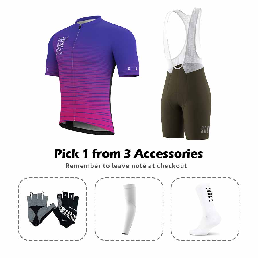 Jersey CS1102+ Bib Shorts BS1601 + Accessories - Souke Sports Cycling Set-Souke Sports (6679800250481)