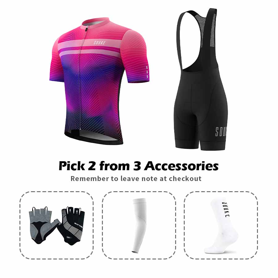 Jersey CS1104+ Bib Shorts BS1602 + Accessories - Souke Sports Cycling Set-Souke Sports (6682897678449)