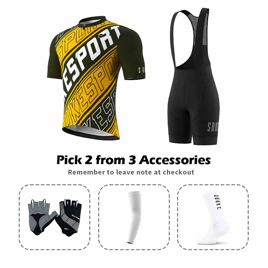 Jersey CS1108+ Bib Shorts BS1602 + Accessories - Souke Sports Cycling Set-Souke Sports (6683539439729)
