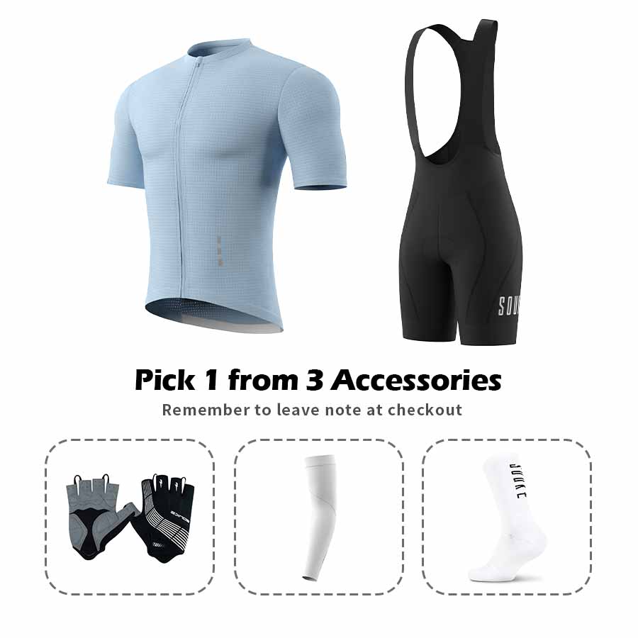 Jersey CS1101+ Bib Shorts BS1606 + Accessories - Souke Sports Cycling Set-Souke Sports (6679758438513)