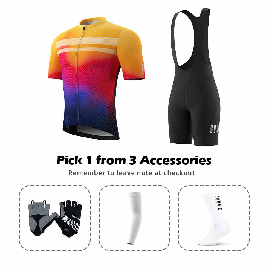 Jersey CS1104+ Bib Shorts BS1606 + Accessories - Souke Sports Cycling Set-Souke Sports (6679806705777)
