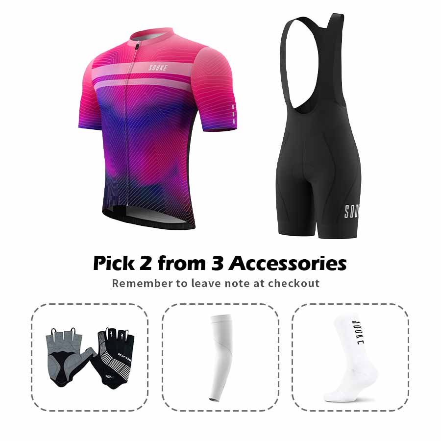 Jersey CS1104+ Bib Shorts BS1606 + Accessories - Souke Sports Cycling Set-Souke Sports (6679806705777)