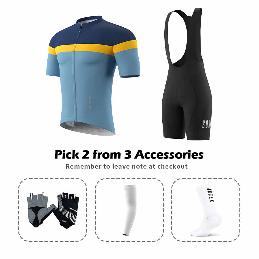 Jersey CS1106+ Bib Shorts BS1606 + Accessories - Souke Sports Cycling Set-Souke Sports (6680023335025)