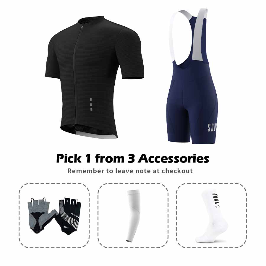 Jersey CS1101+ Bib Shorts BS1606 + Accessories - Souke Sports Cycling Set-Souke Sports (6679758438513)