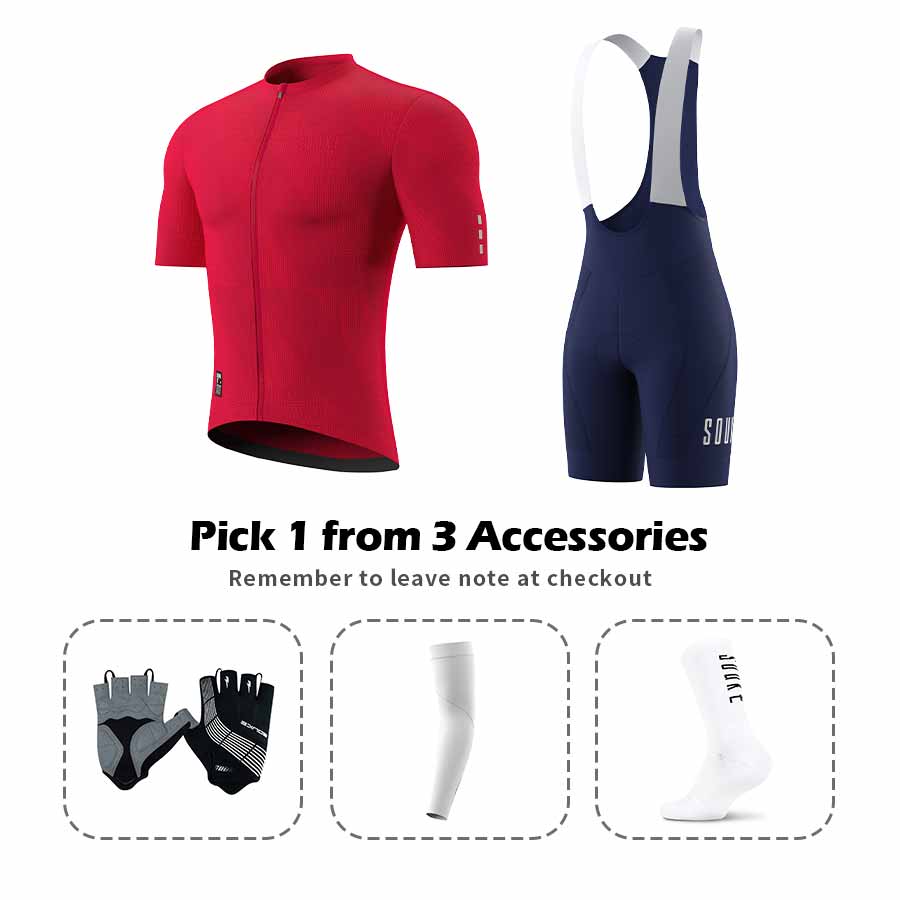 Jersey CS1103+ Bib Shorts BS1606 + Accessories - Souke Sports Cycling Set-Souke Sports (6679804543089)