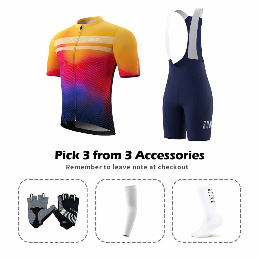 Jersey CS1104+ Bib Shorts BS1606 + Accessories - Souke Sports Cycling Set-Souke Sports (6679806705777)
