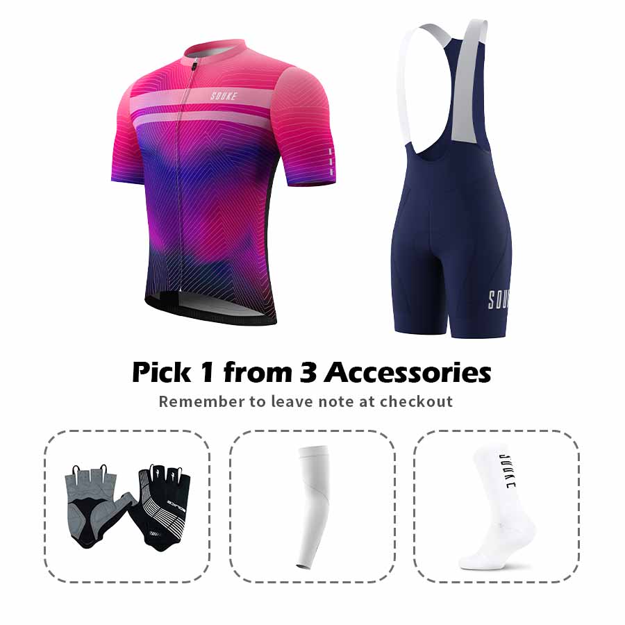 Jersey CS1104+ Bib Shorts BS1606 + Accessories - Souke Sports Cycling Set-Souke Sports (6679806705777)