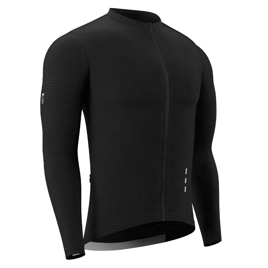 SOUKE Light Weight Long Sleeve Bike Jersey CL1201-Black-Souke Sports (6614011674737)