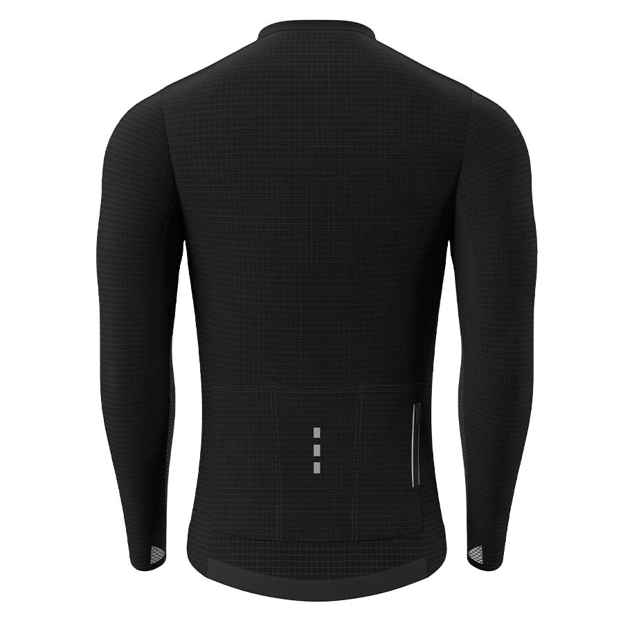 SOUKE Light Weight Long Sleeve Bike Jersey CL1201-Black-Souke Sports (6614011674737)