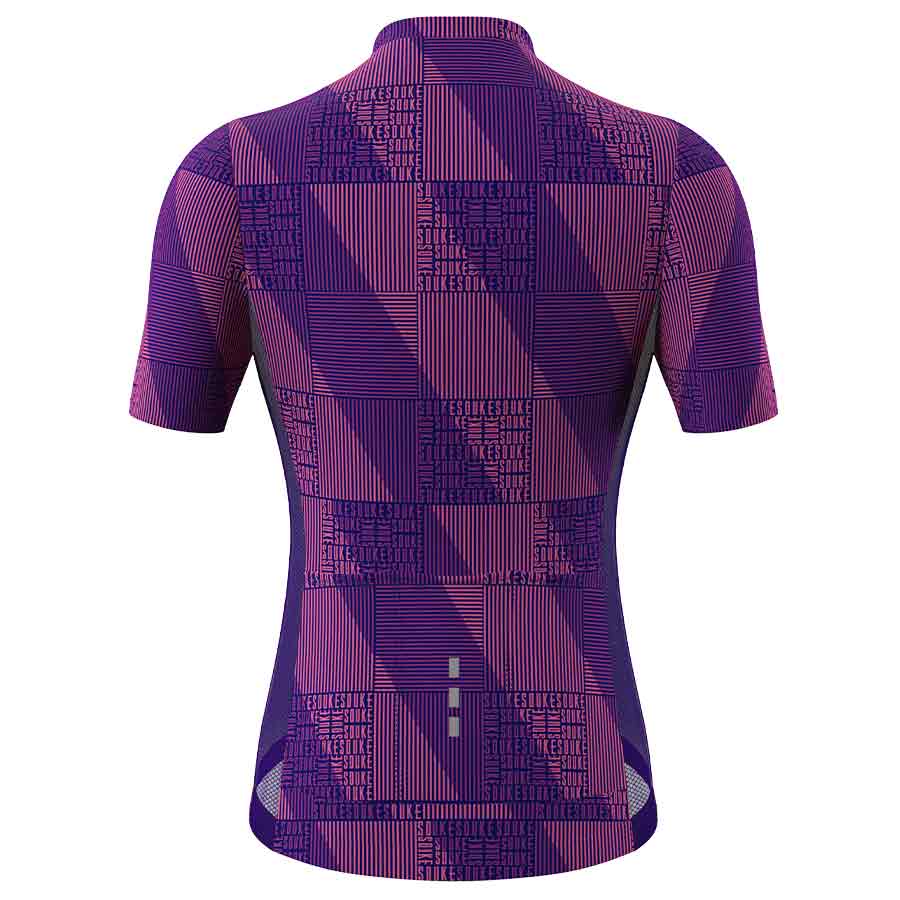 Souke Women's Hi Race Quick Dry Short Sleeve Cycling Jersey, Extreme Comfort, CS3103 - Purple (6584783077489)