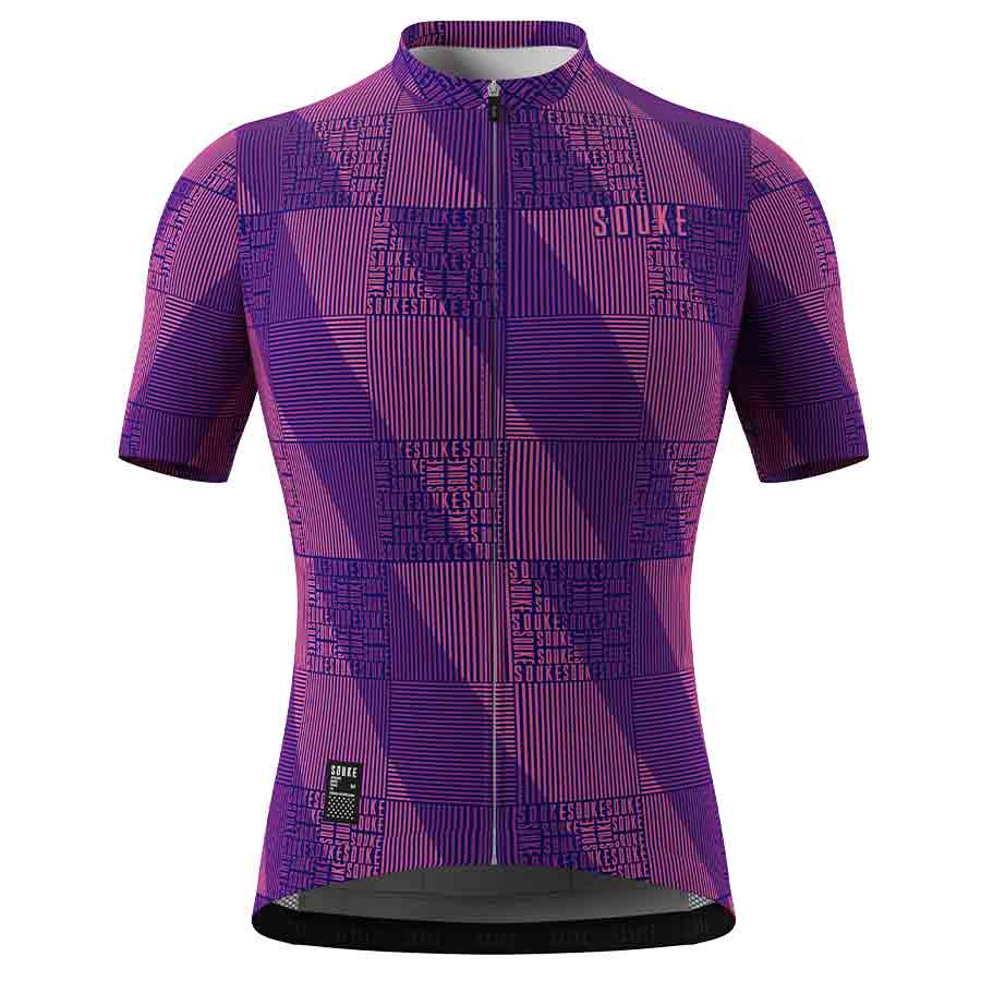 Souke Women's Hi Race Quick Dry Short Sleeve Cycling Jersey, Extreme Comfort, CS3103 - Purple (6584783077489)