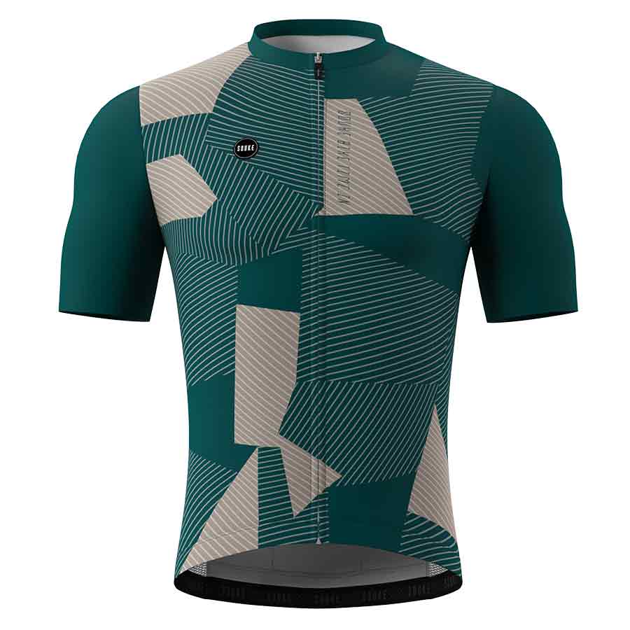 Souke Men's Hi Race Quick Dry Short Sleeve Cycling Jersey, Extreme Comfort, CS1107 - Green (6600270151793)