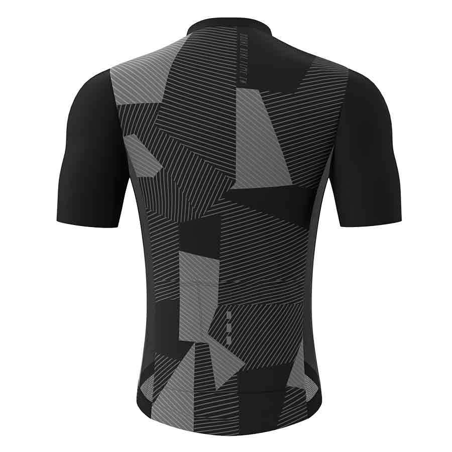 Souke Men's Hi Race Quick Dry Short Sleeve Cycling Jersey, Extreme Comfort, CS1107 - Black (6600250327153)