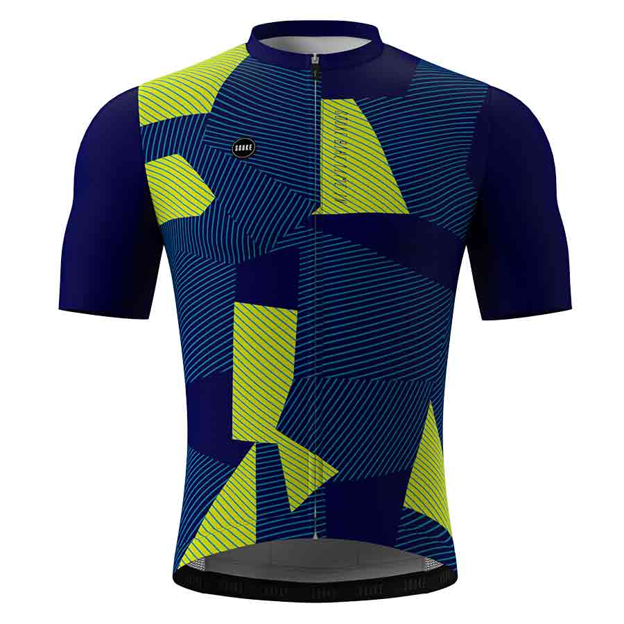 Souke Men's Hi Race Quick Dry Short Sleeve Cycling Jersey, Extreme Comfort, CS1107 - Blue (6600265597041)