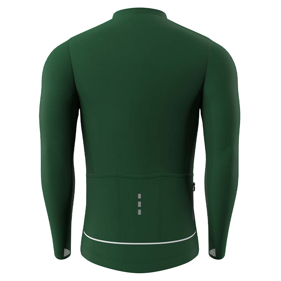 SOUKE High Visible Long Sleeve Cycling Jersey CL1205 - Green-Souke Sports (6614019244145)