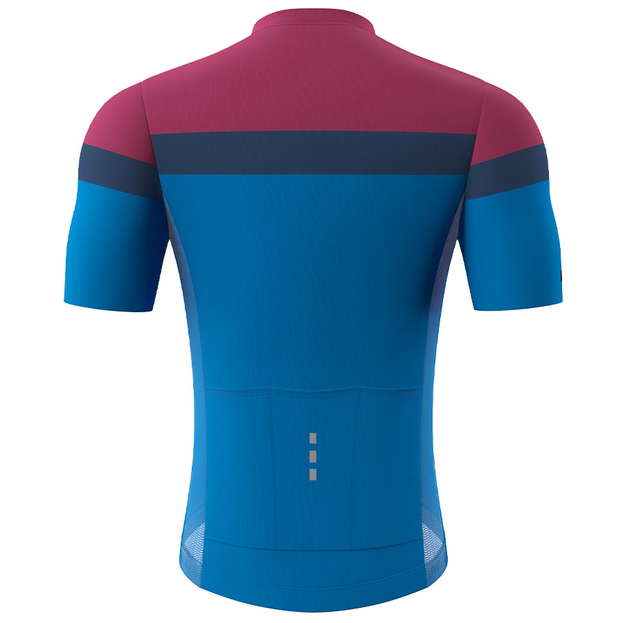 Souke Men's  Pro Team Race Fit Cycling Jersey-CS1106-Red-Blue (6563706470513)