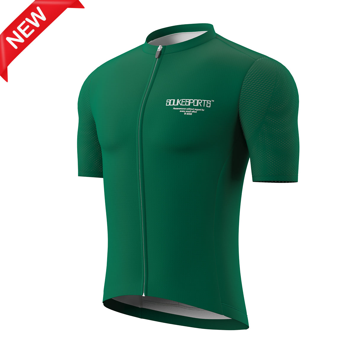 Souke Sports Minimalism Pure Color Unisex Cycling Jersey CS1168---Jewel