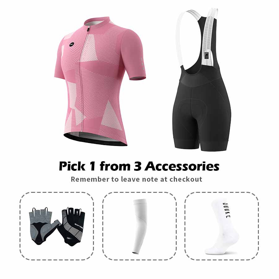 Jersey CS3107+ Bib Shorts BS1500 + Accessories - Souke Sports Cycling Set-Souke Sports (6680134156401)