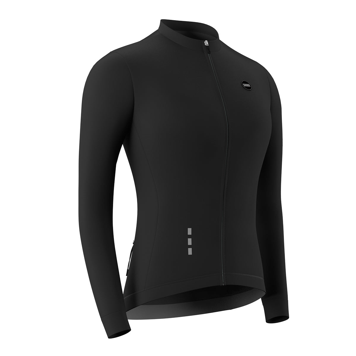 cycling long sleeve jersey, Black jersey,jersey for winter,Black long jersey for women,jersey for winter and autumn, cold weather jersey (6805618917489)