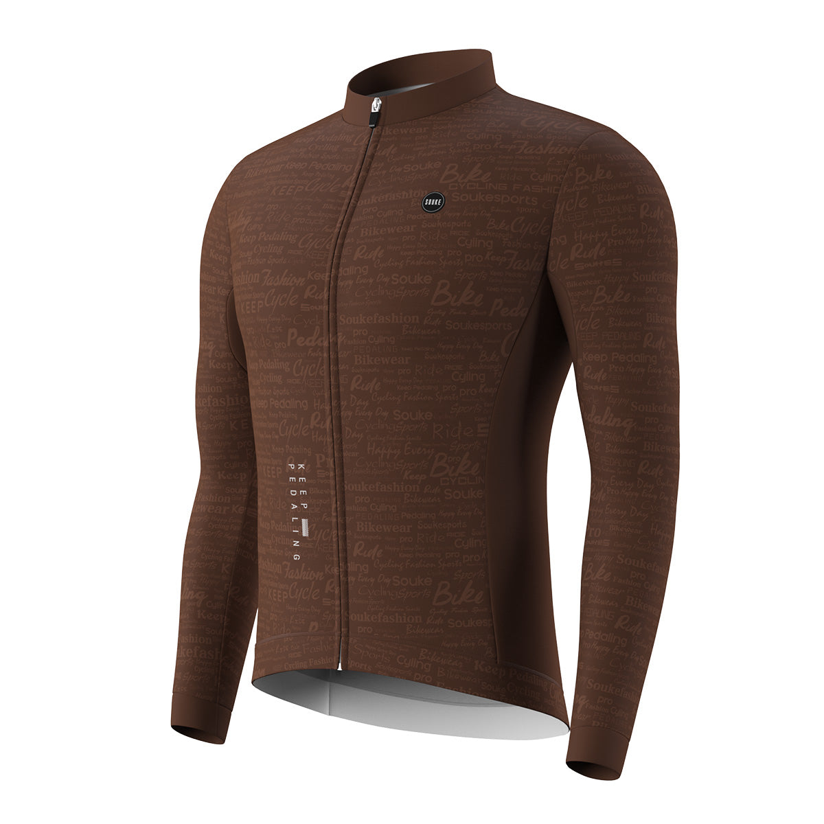 Graphene Cycling Inspirational LS Fleece-Lined Jersey WJ1207-Maroon (6793685762161)