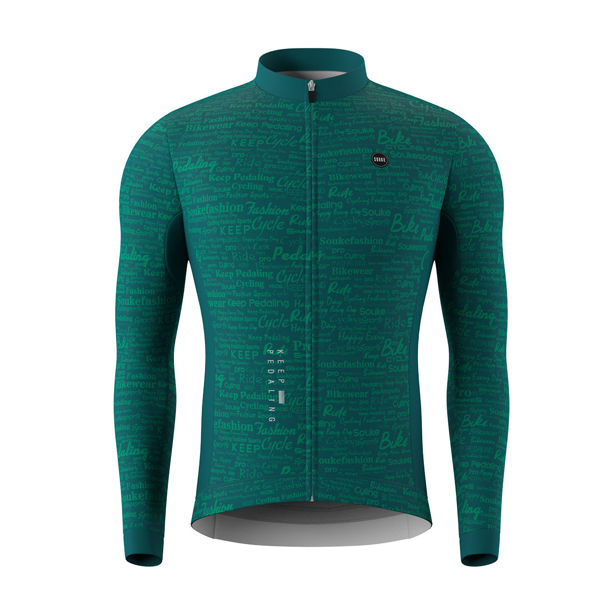 cycling long sleeve jersey, Graphene jersey,jersey for winter,green long jersey,jersey for winter and autumn, cold weather jersey (6793674129521)