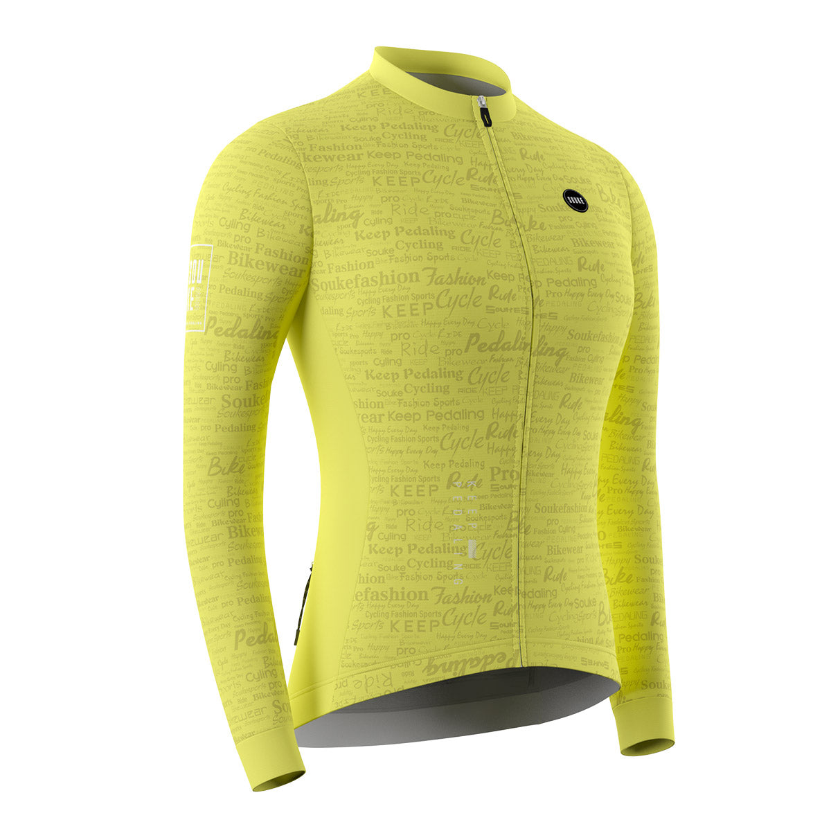 cycling long sleeve jersey, Graphene jersey,jersey for winter,Lime Yellow long jersey,jersey for winter and autumn, cold weather jersey (6805613052017)