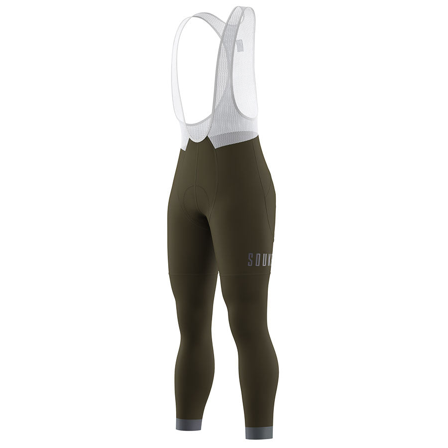 souke sports, souke, bib legging, men's bib legging, bib pants, cycling clothing, bike wear, green bib, bib legging for winter (6621402038385)