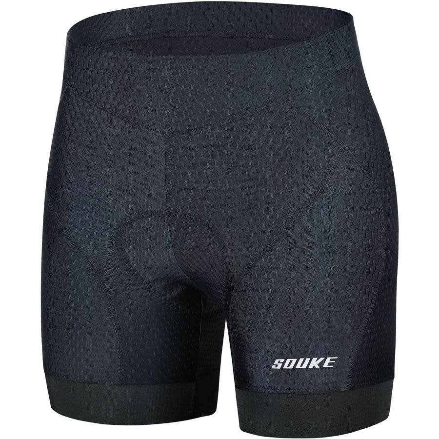 Souke Sports Women's Quick Dry Cycling Underwear-PS6013-Black (6544542105713)