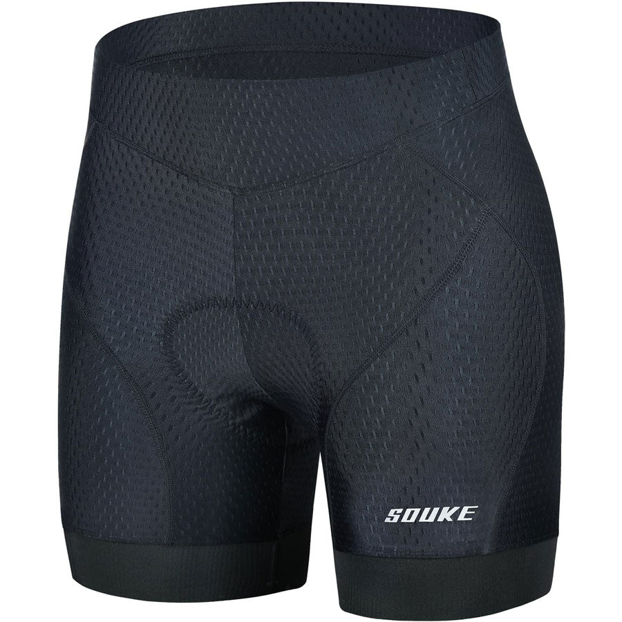 Women's 4D Padded Quick Dry Cycling Underwear-PS6013-Black