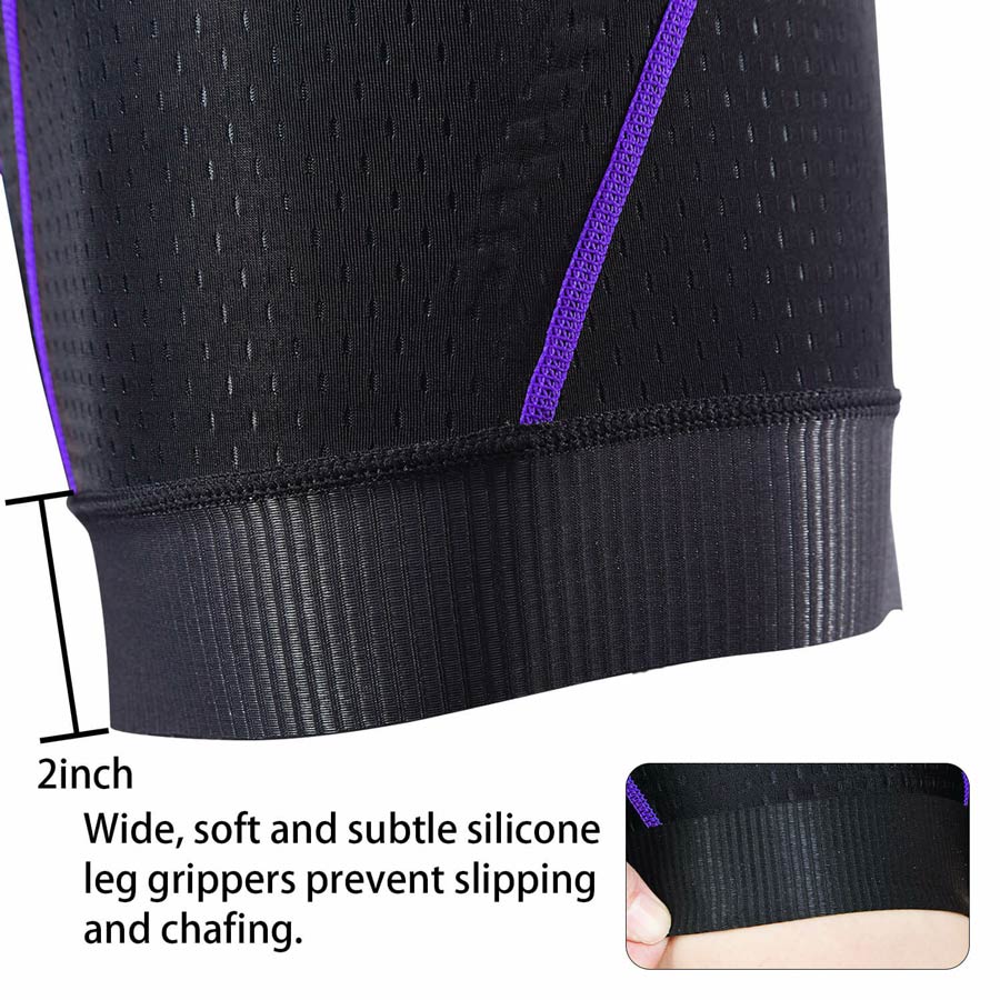 Souke Sports Women's Quick Dry Cycling Underwear-PS6013-Purple (6544541679729)