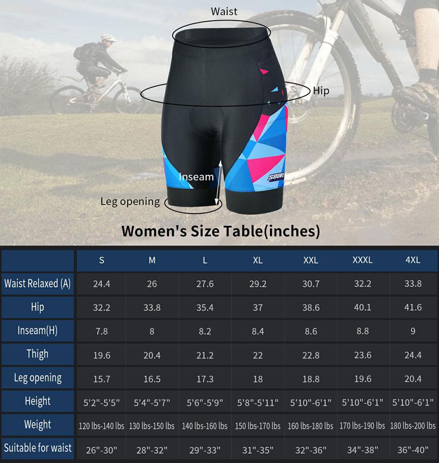 Souke Women's Cycling Kit CS2115-Blue+PS0722-Blue (6566069665905)