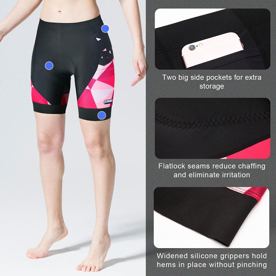 Souke Women's Cycling Kit CS2115-Red+PS0722-Red (6566065045617)